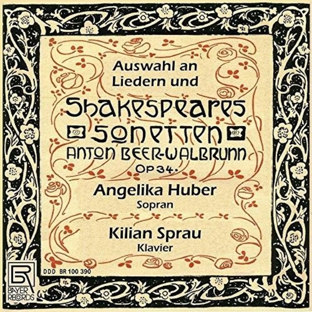 Shakespeare / Huber / Sprau - Shakespeares Sonnets & Lieder  CD